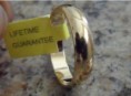Aro Anillo De Boda Matrimonio De Oro 18k Gf a Solo S/. 40.00